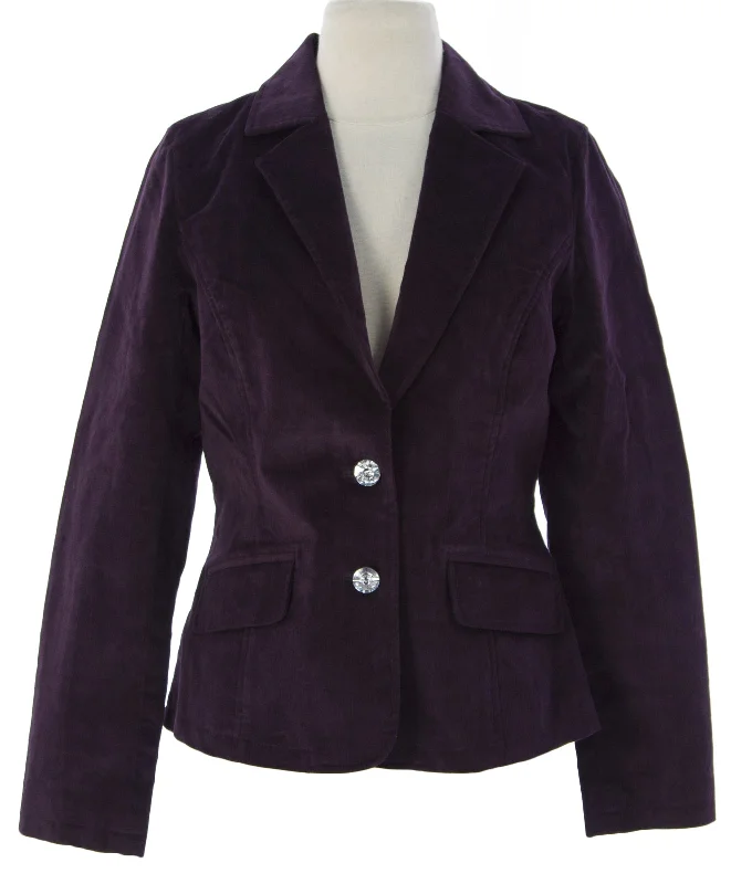 Fantastic Offers PRIORITIES Women's Plum Double Button Long Sleeve Jacket S0112 Sz M $187 NEW Fantastic Offers PRIORITIES Women's Plum Double Button Long Sleeve Jacket S0112 Sz M $187 NEW
