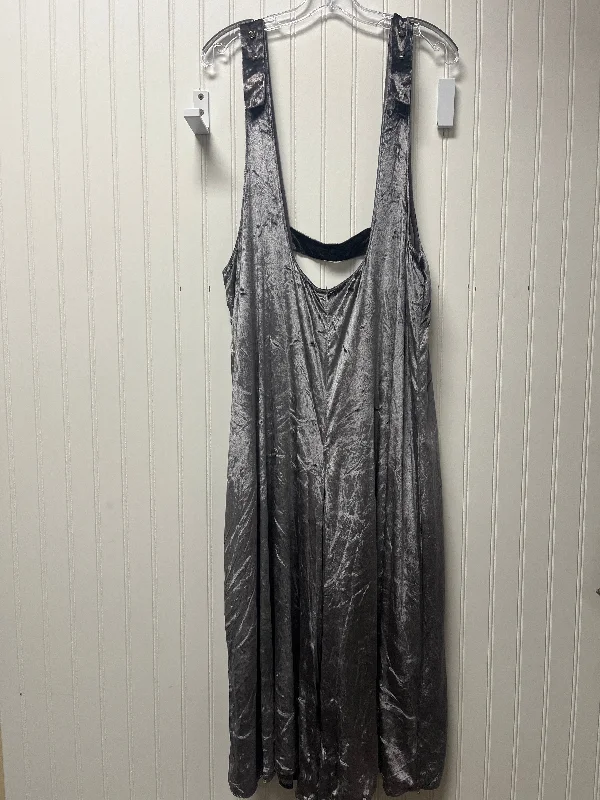 Price Cut Romper By Maeve In Grey, Size: L