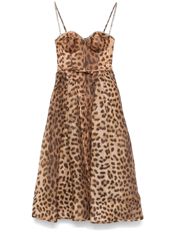 Customer Appreciation Sale Crush Panelled Midi Dress