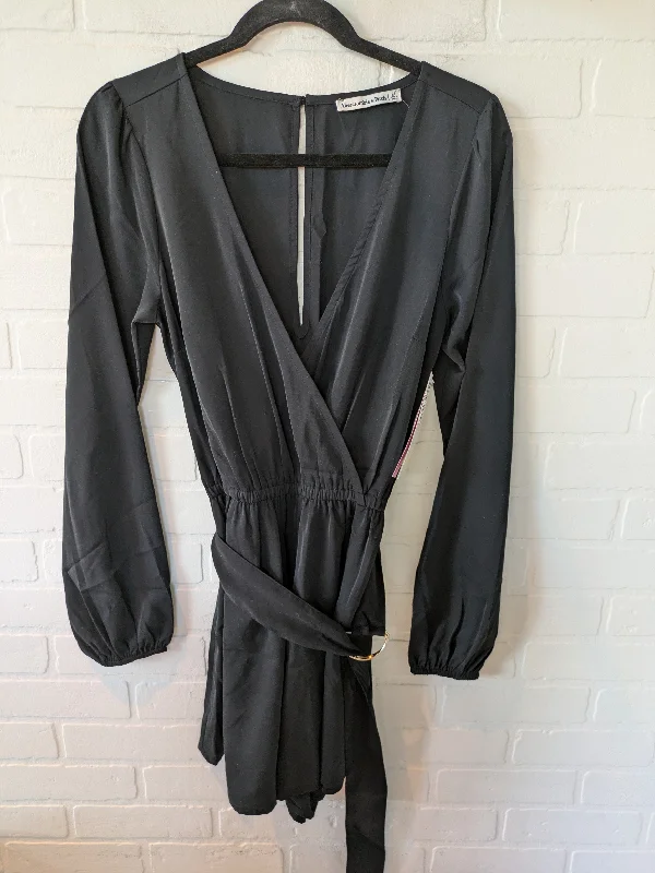 Reduced Prices Romper By Abercrombie And Fitch In Black, Size: S