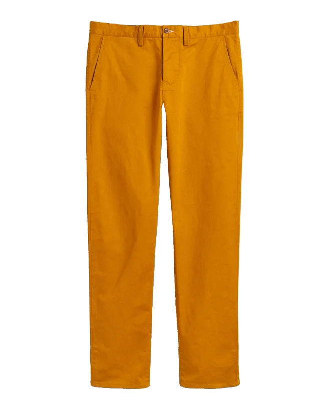 Best Deals Regular Fit Twill Chinos - Mustard Brown