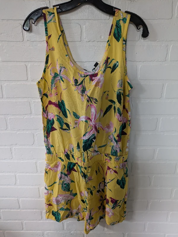 Deal Dash Romper By Vero Moda In Yellow, Size: M