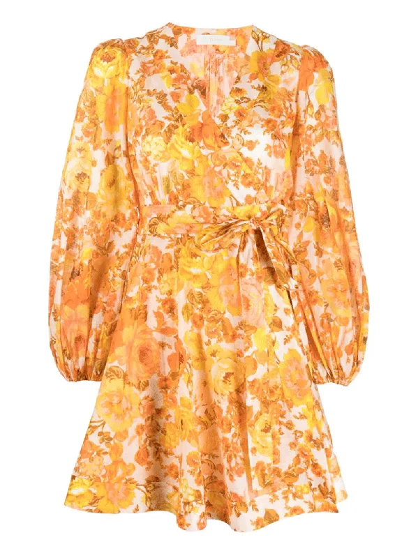 Exclusive Deal Raie Wrap Mini Dress