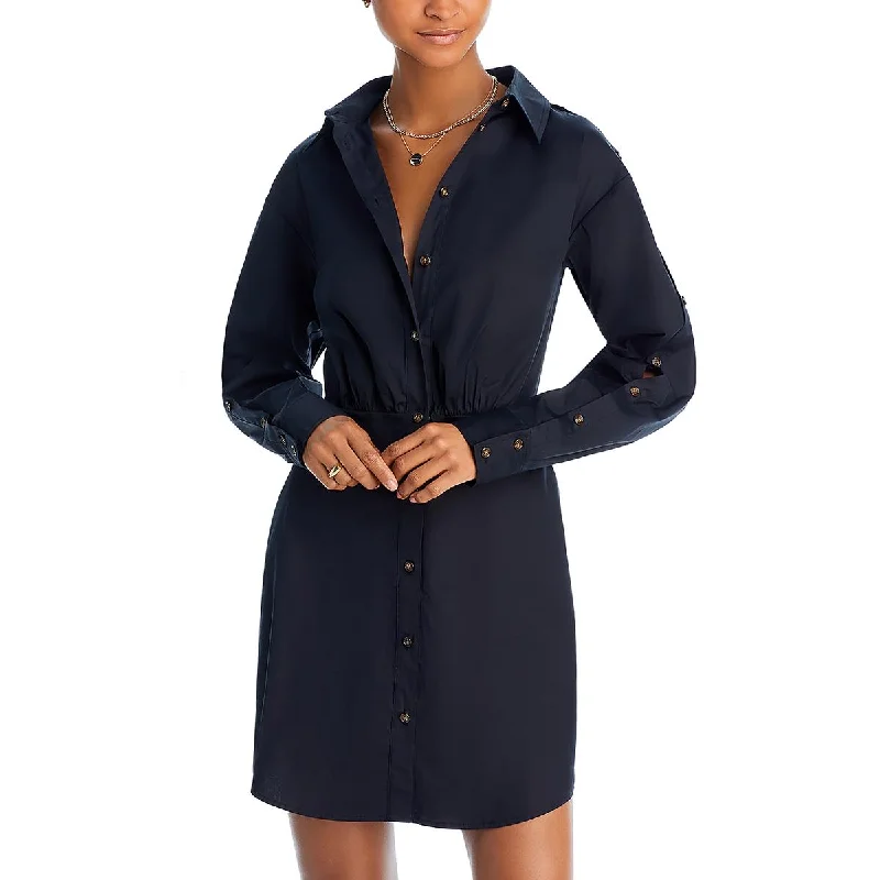 Exclusive Access Womens Shirt Dress Mini Shirtdress