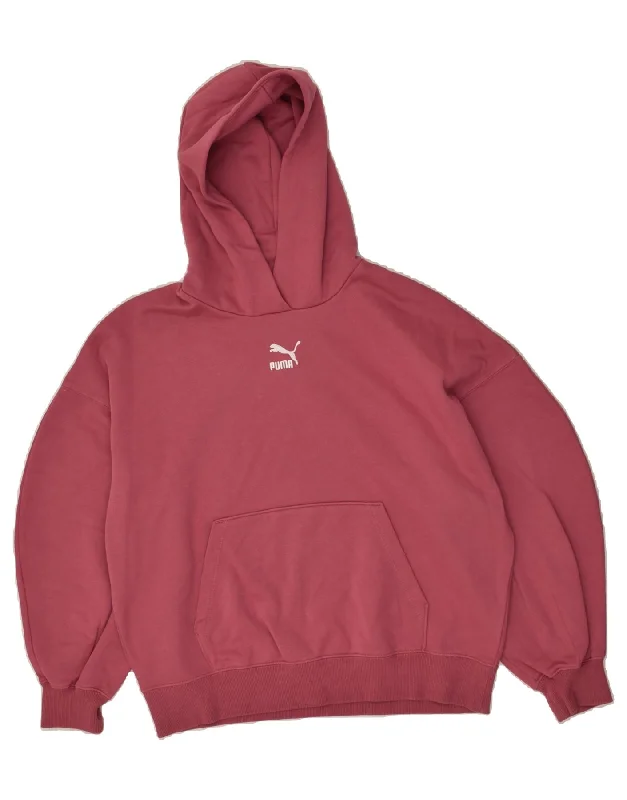 Reduced Prices PUMA Womens Hoodie Jumper UK 10 Small Pink