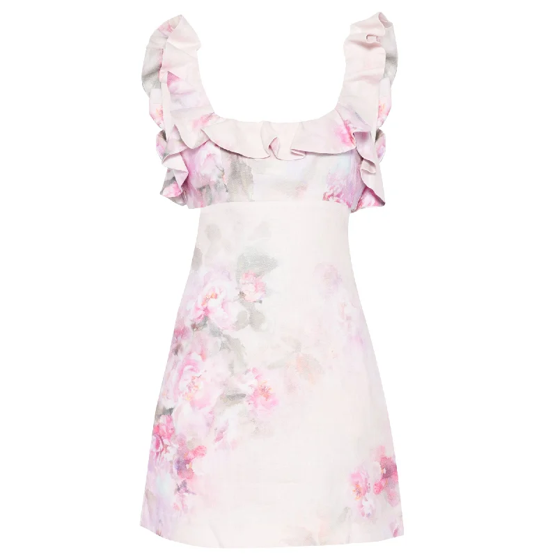 Price Reduction Crush Frill Mini Dress