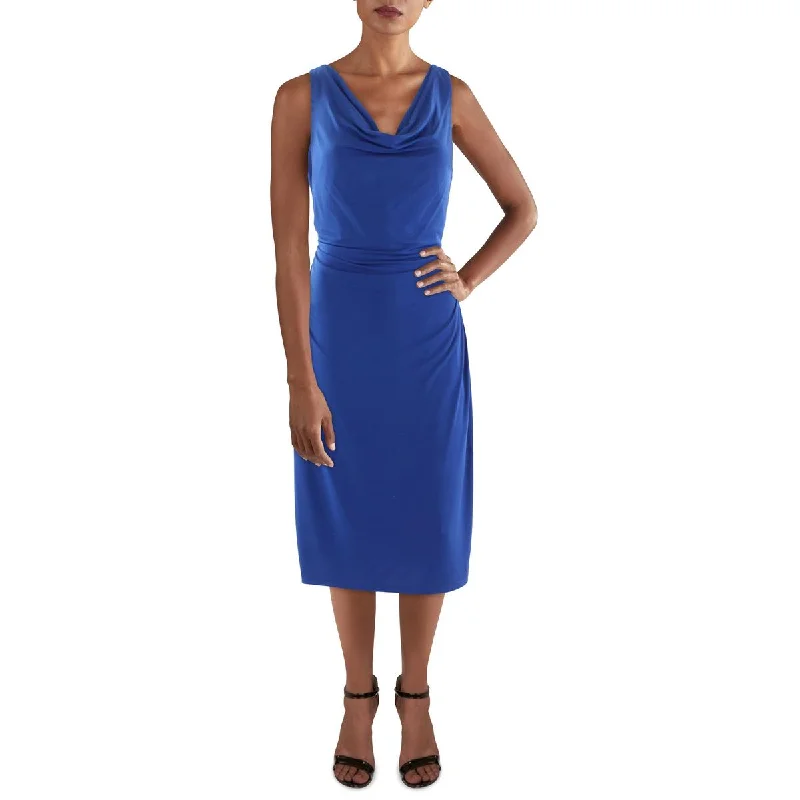 Best Bargains Womens Knit Midi Sheath Dress