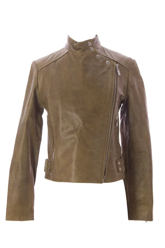 Amazing Deals DOMA by Luciano Abitboul Kiwi Side Zip Leather Moto Jacket 1181 $693 NEW Amazing Deals DOMA by Luciano Abitboul Kiwi Side Zip Leather Moto Jacket 1181 $693 NEW
