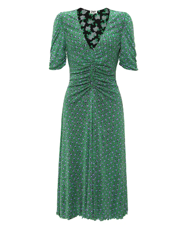 Price Drop DVF KOREN REVERSIBLE DRESS | NAVY