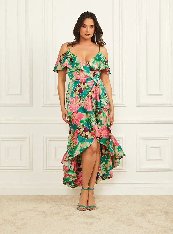 Limited Time Marciano Paradiso Wrap Midi Dress