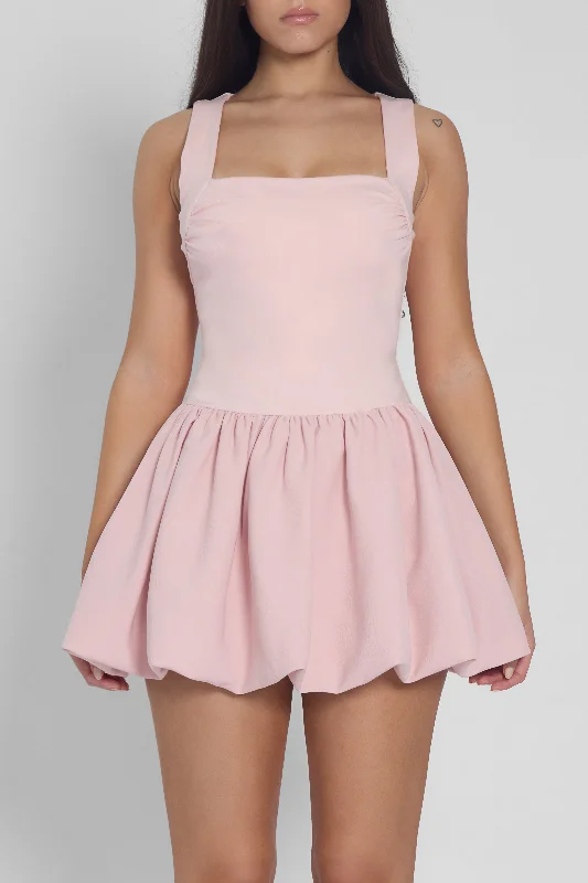 Instant Discount Bisou Bubble Knit Mini Dress - Pink