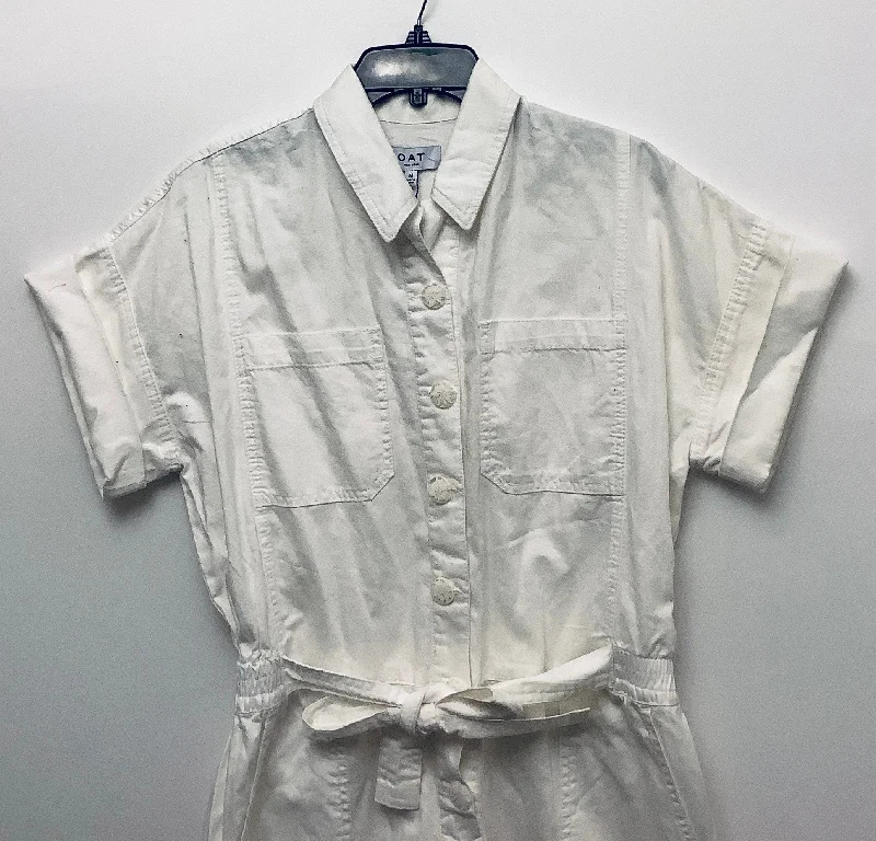 Low Prices Romper By Clothes Mentor In Cream, Size: M