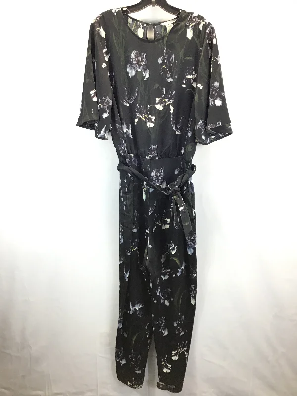 Take Advantage Floral Print Jumpsuit H&m, Size 16