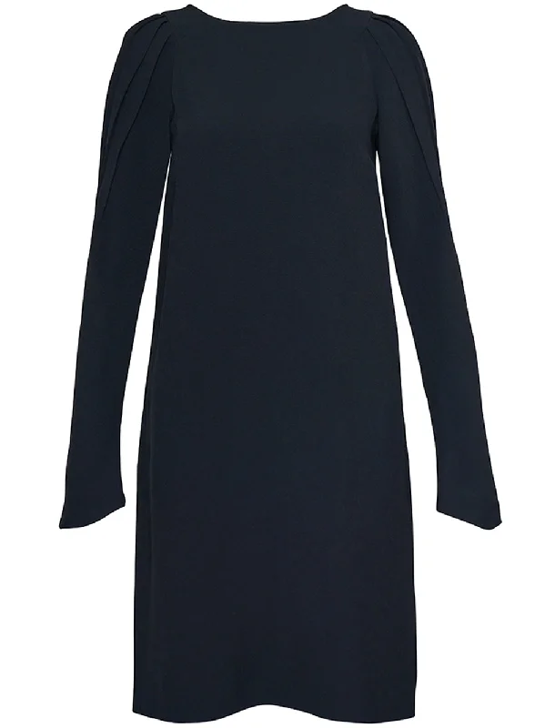 Big Savings Long Sleeve Dress With V Back