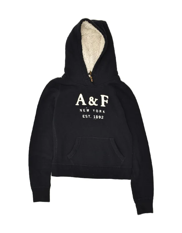 Exclusive Preview ABERCROMBIE & FITCH Womens Graphic Hoodie Jumper UK 10 Small Black Cotton Exclusive Preview ABERCROMBIE & FITCH Womens Graphic Hoodie Jumper UK 10 Small Black Cotton