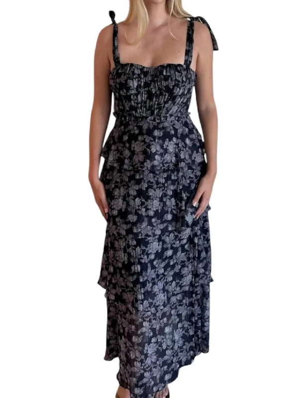 Super Bargain Mellorie Dress In Grey Floral
