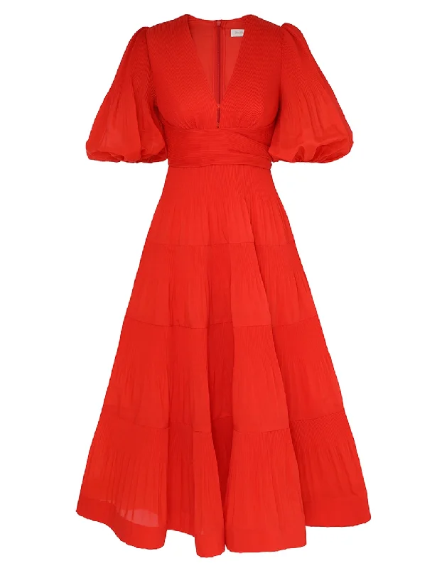 Mega Sale Pleated Midi Dress