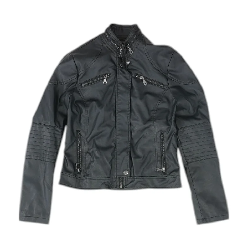 Unmissable Offer Black Solid Jacket