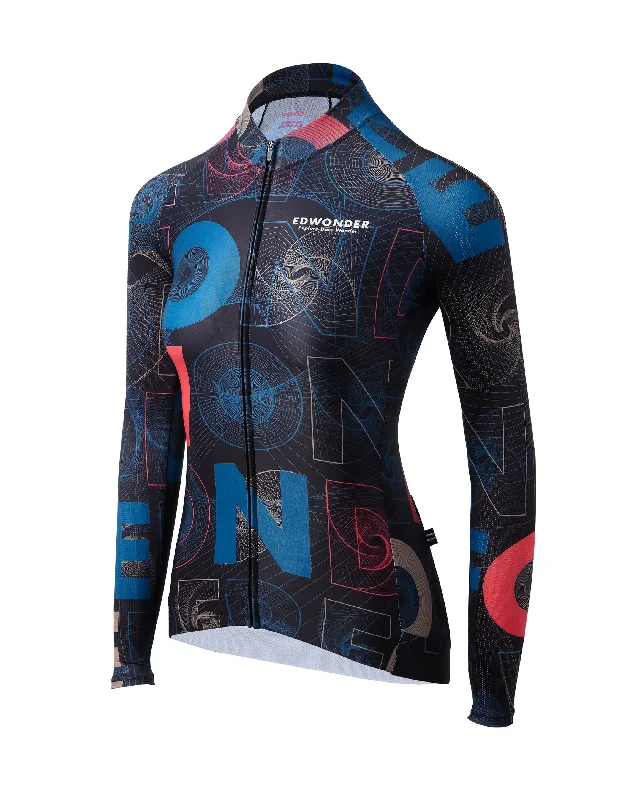 Today Only Women's Wonderfool Infinite Long Sleeve Jersey - Galactic Black