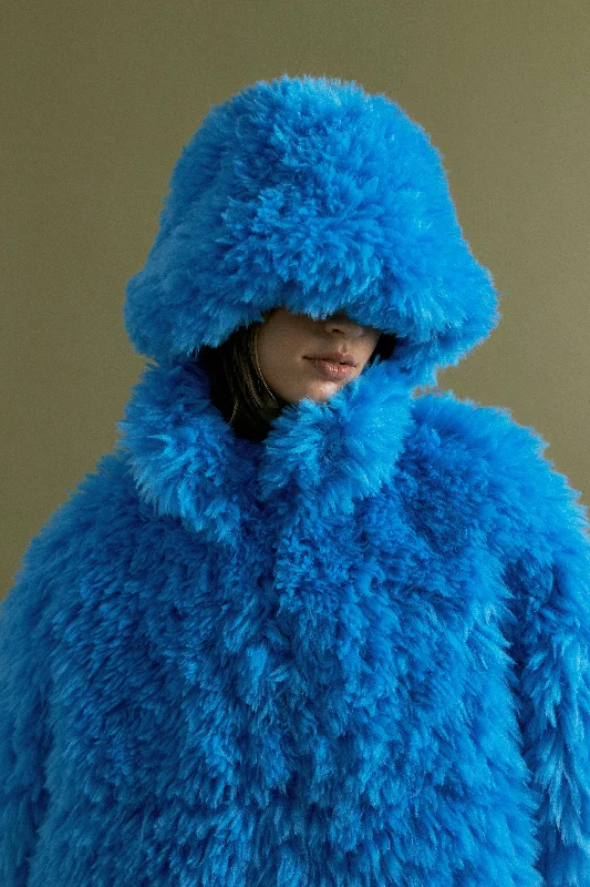 Special Price Oversized Anorak Jacket Diva Blue