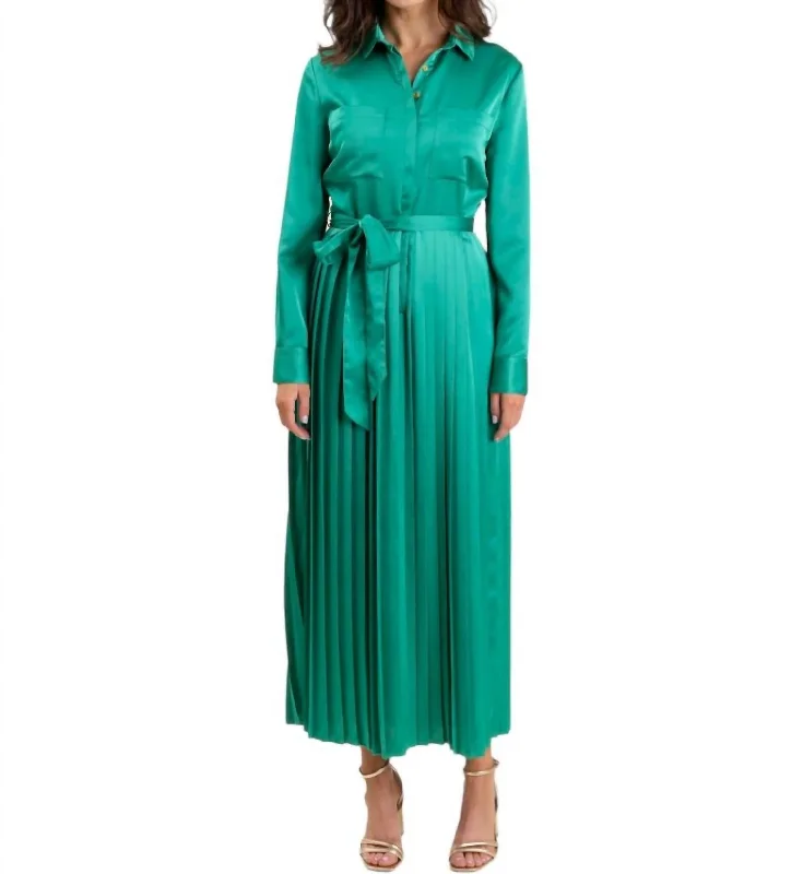 Deal Explosion Adair Dress In Dynasty Green