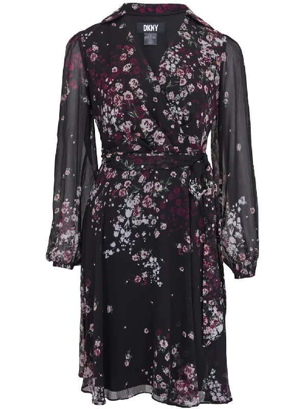 Weekend Deal Balloon Sleeve Shirt Dress