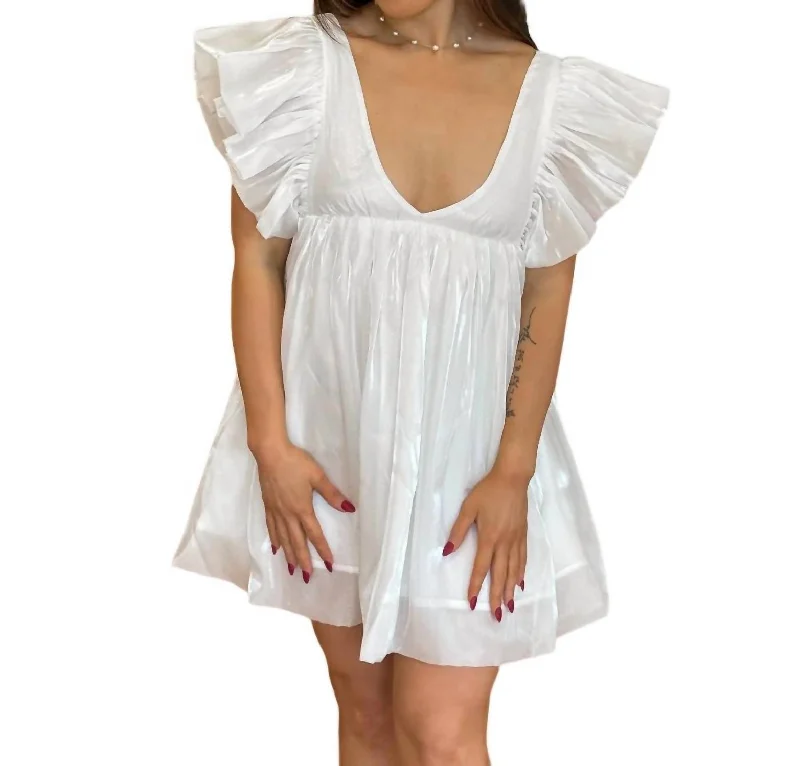 Shop and Save Open To It Dress In Ivory