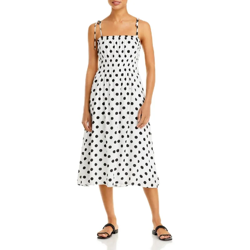 Quick Sale Sunday Womens Polka Dot Midi Sundress