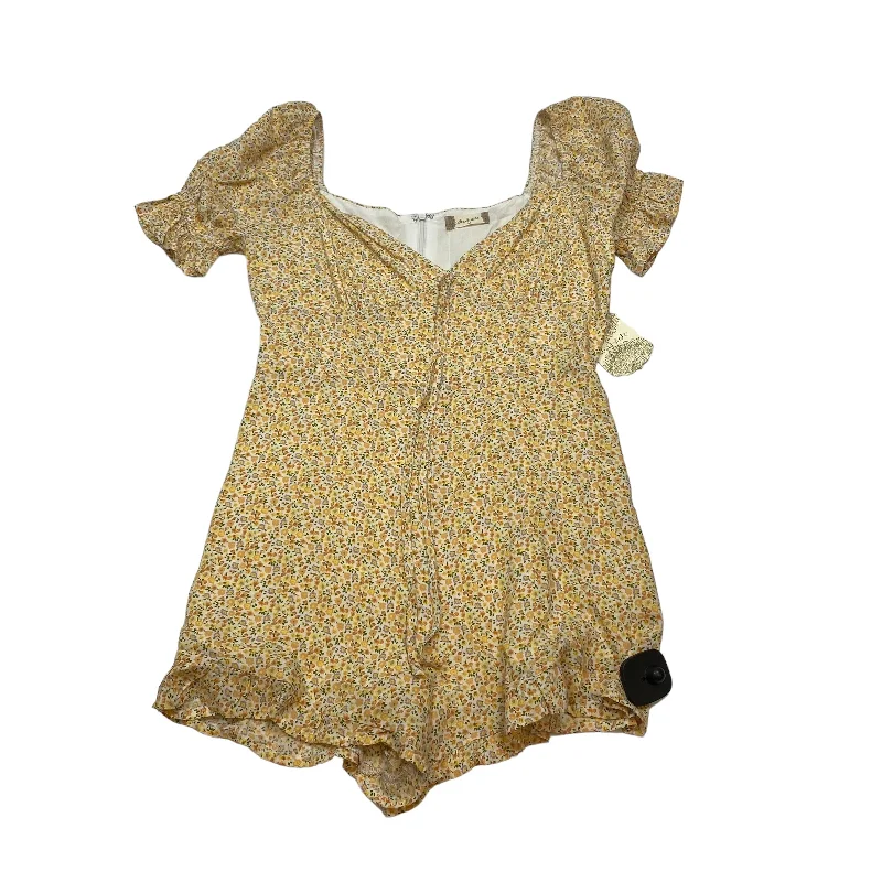 Closeout Yellow Romper Altard State, Size M