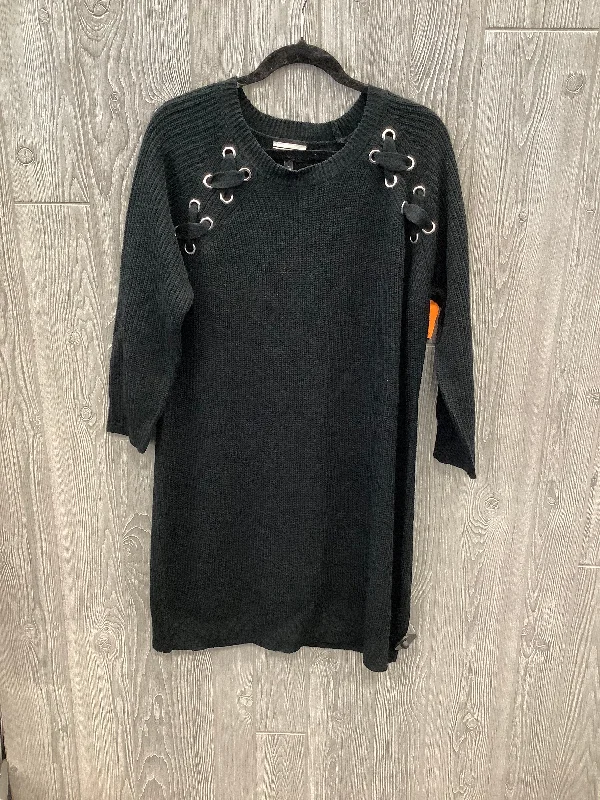 Deal Dash Dress Sweater By Allison Brittney In Black, Size: L