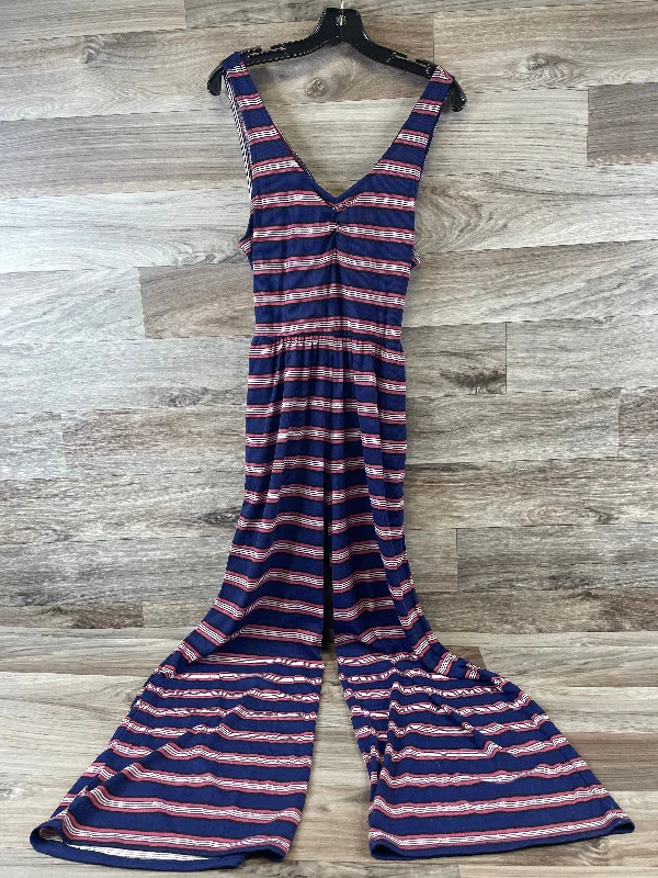 Super Bargain Striped Pattern Jumpsuit Clothes Mentor, Size Xxl