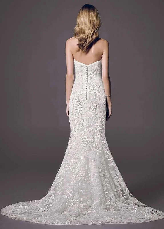 Big Discounts Oleg Cassini Oleg Cassini CWG464 Ivory Trumpet Wedding Dress