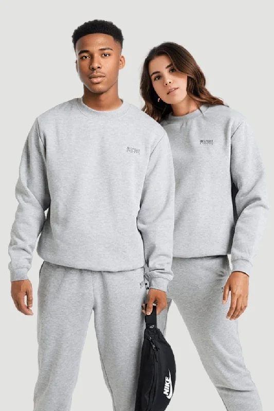 Unbeatable Prices INSPORT UNISEX ALASKA GREY MARLE CREW SWEATSHIRT