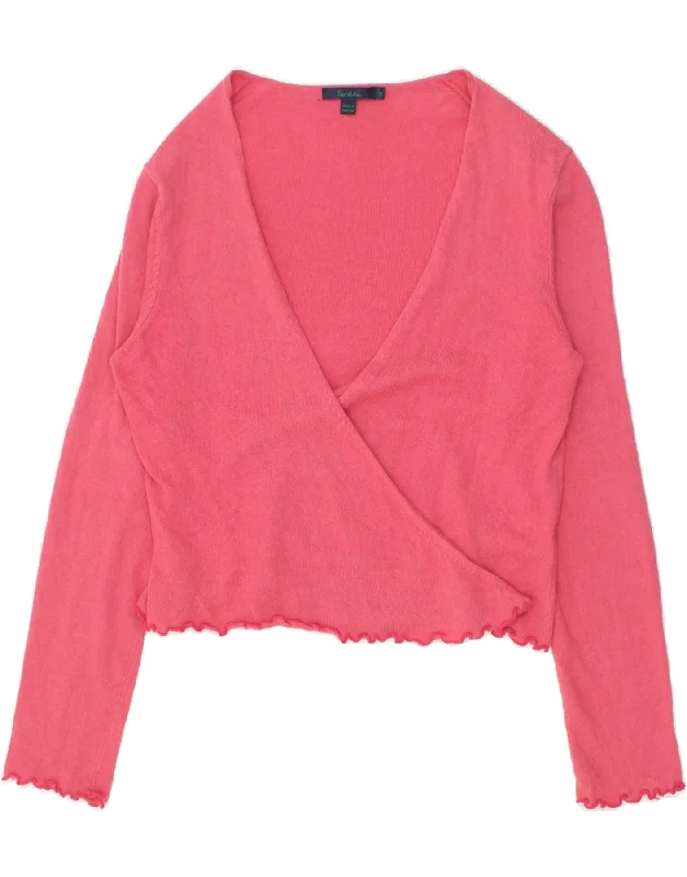 Deep Discounts BODEN Womens Cardigan Sweater UK 16 Large  Pink Cotton