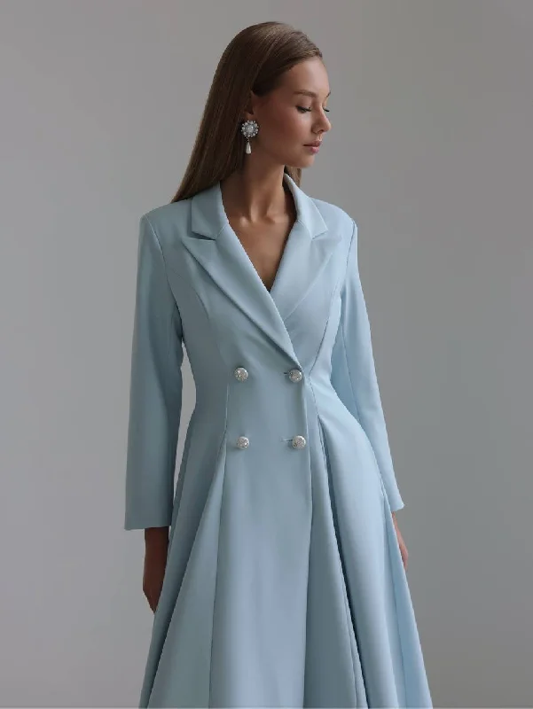 Limited Time Powder Blue Midi Dress