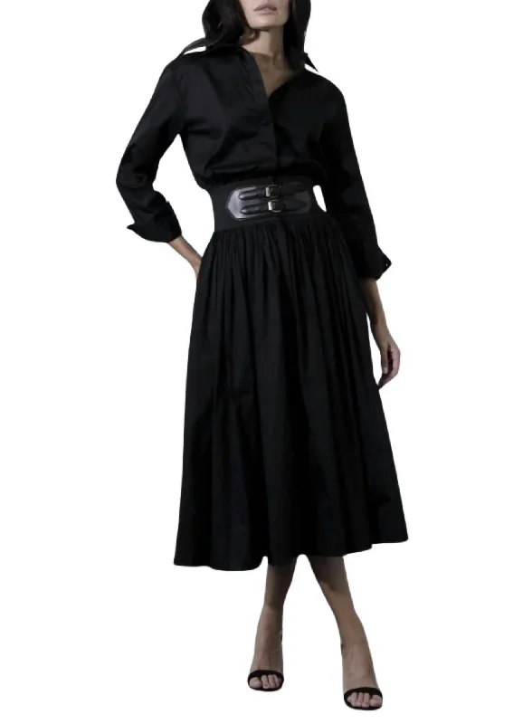 Flash Sale Briar Midi Dress In Black