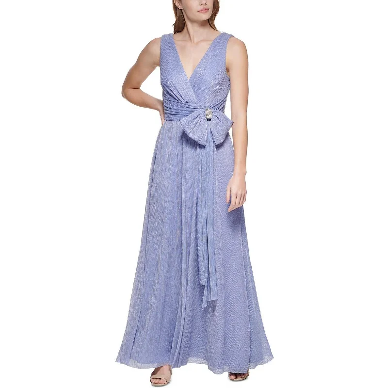 Price Blitz Womens Embellished Long Evening Dress