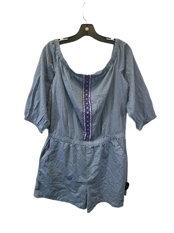 Blowout Sale Blue Romper Loft, Size M