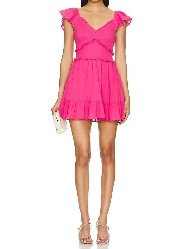 Fantastic Offers Ivella Mini Dress In Strawberry Moon