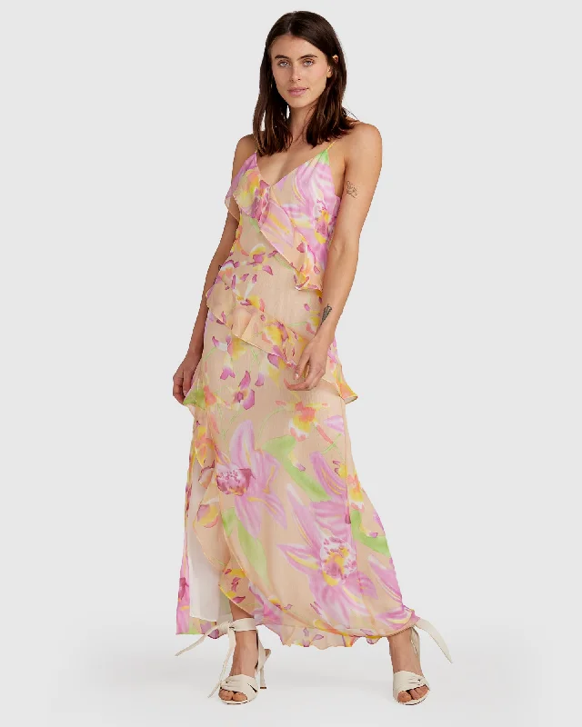 Unbeatable Prices Ocean Eyes Limited Edition SILK Maxi Dress