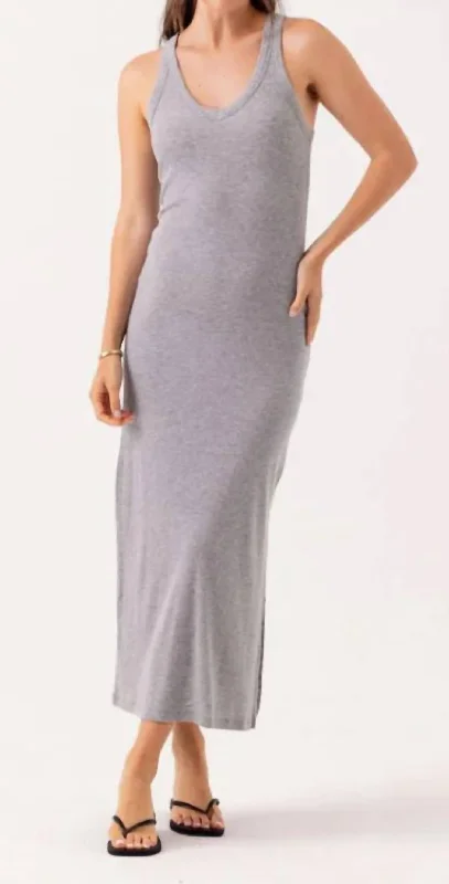 Fantastic Deals Aymee Dress In Heathered Grey