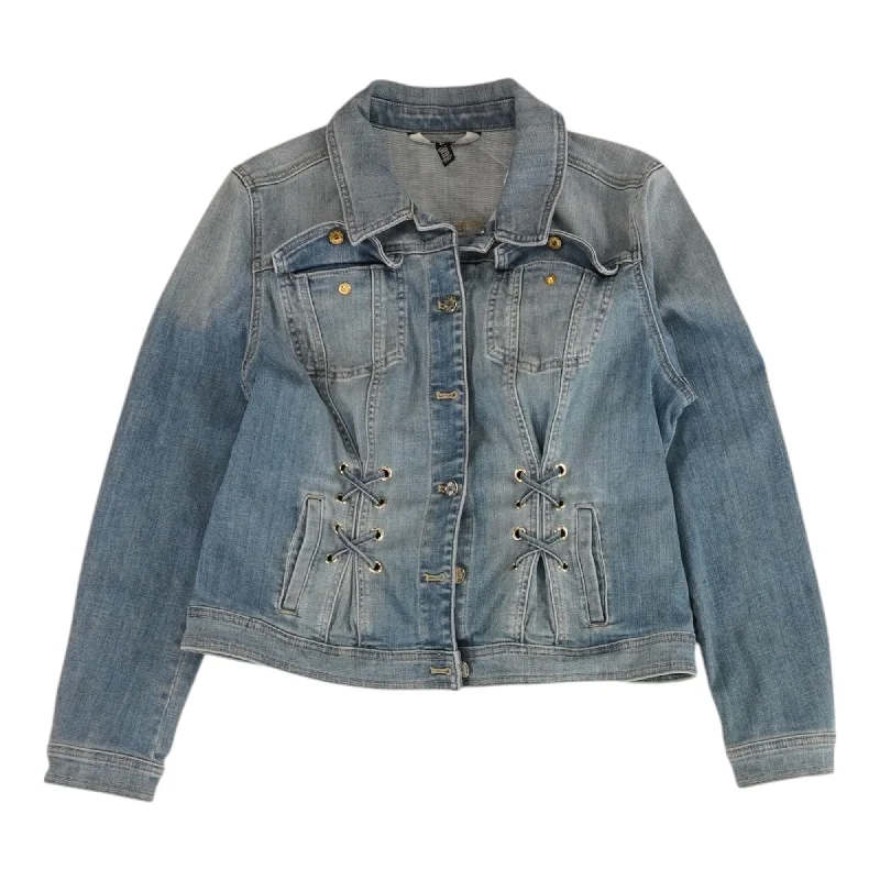 Deal of the Week Blue Solid Denim Jacket