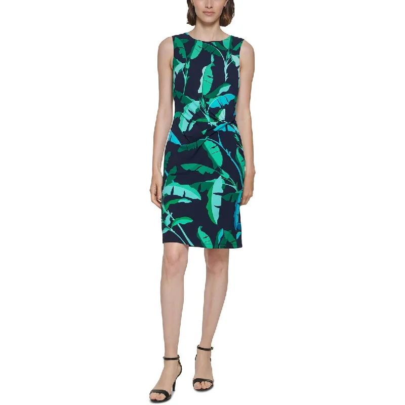 Clearance Sale Womens Printed Mini Sheath Dress