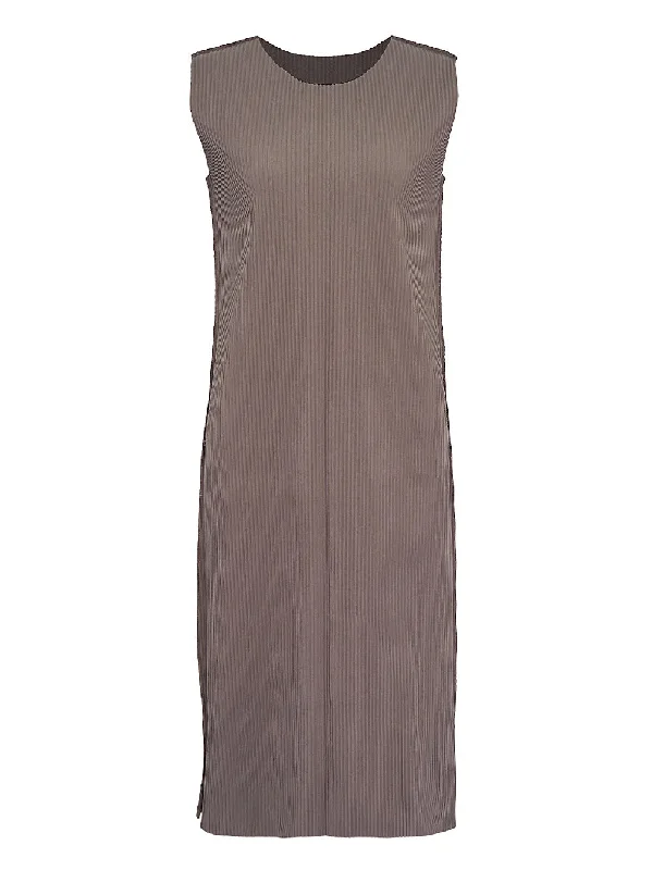 Major Savings Fine Knit Pleats Color 2 Dress