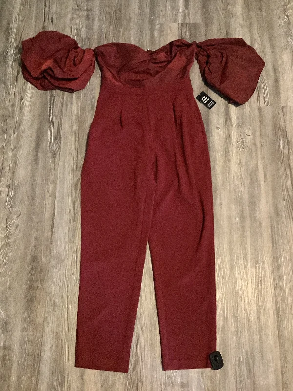 Act Now Jumpsuit By Express In Red, Size: 6