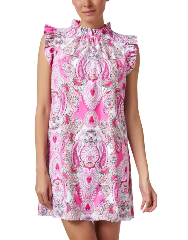 Price Rollback Shari Mini Dress In Oasis Paisley Peony