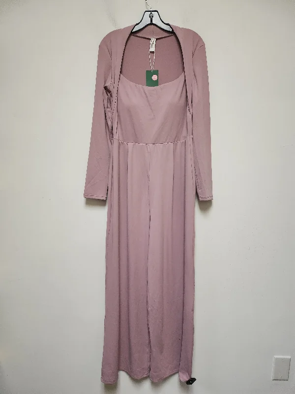 Amazing Deals Jumpsuit By Clothes Mentor In Purple, Size: L