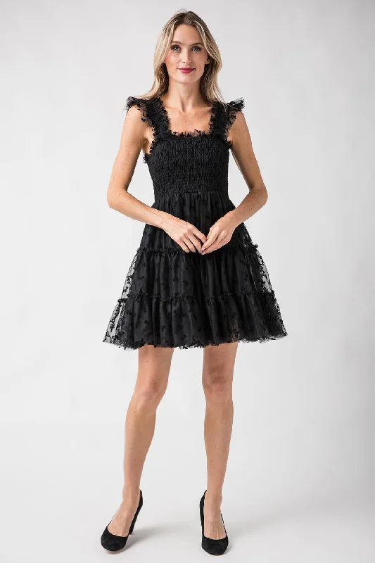 Flash Sale En Saison Casey Flutter Mini Dress