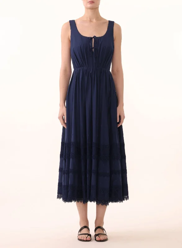 One-DAY Sale Cotton Voile Sleeveless Day Dress