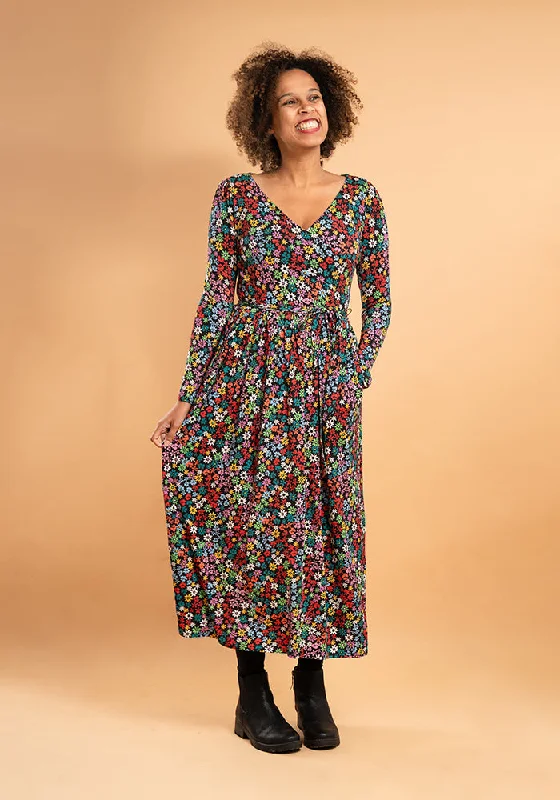 Price Buster Onika Floral Print Viscose Midaxi Dress